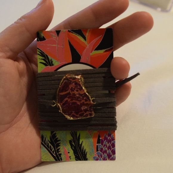 Gemstone wraparound bracelet - Picture 4 of 5